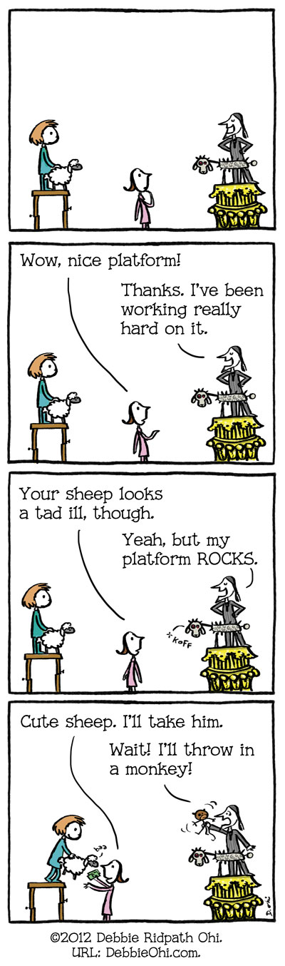 Author Platforms and Sheep