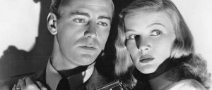 Film Star Vintage  Alan Ladd and Veronica Lake  "The Blue Dahlia" (George Marshall, 1946)