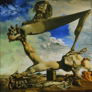 Salvador Dali “Soft Construction with Boiled Beans (Premonition of Civil War)” 1936