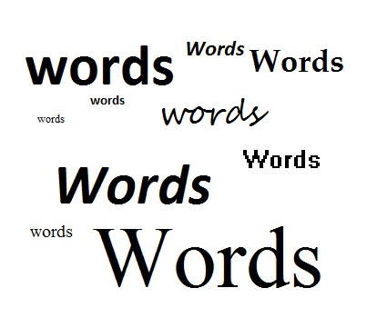 words