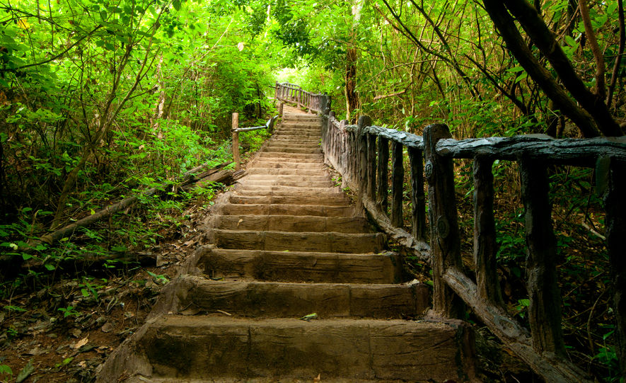 24642934 - erawan waterfall access