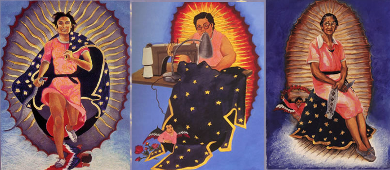 The Guadalupe Series by Yolanda Lopez, courtesy almalopez.com