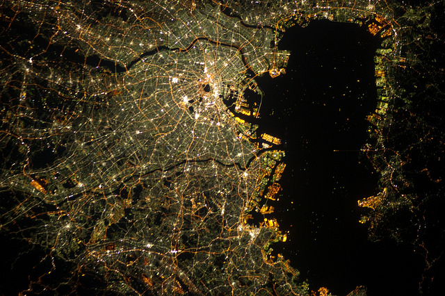 Tokyo, Japan, by ESA NASA