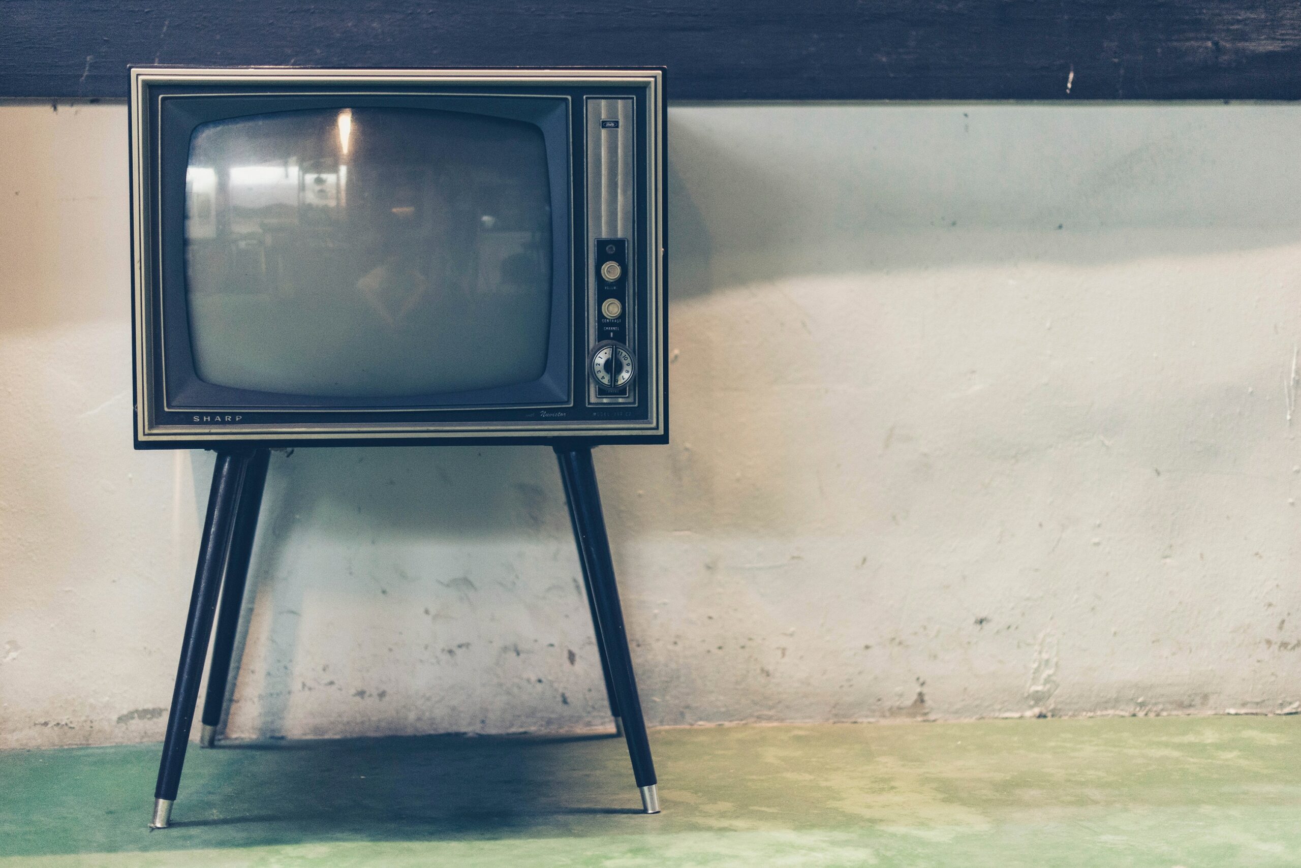vintage television set