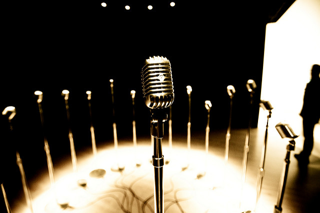 Microphone at MOMA, John Wolfe