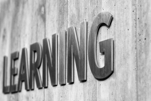 The sign for the Brown House of Learning on the TRU campus