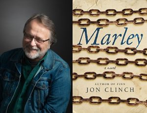Author Jon Clinch and his new book, MARLEY
