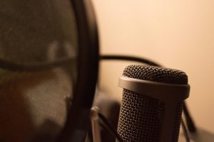 microphone and pop filter