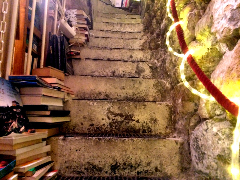 Basement Stairs of Abbey bookshop, Bill Smith @Flickr