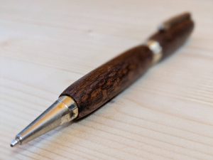 a pen made of wood