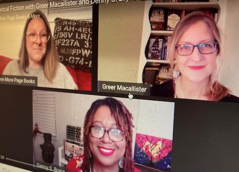 A recent virtual event with One More Page Books