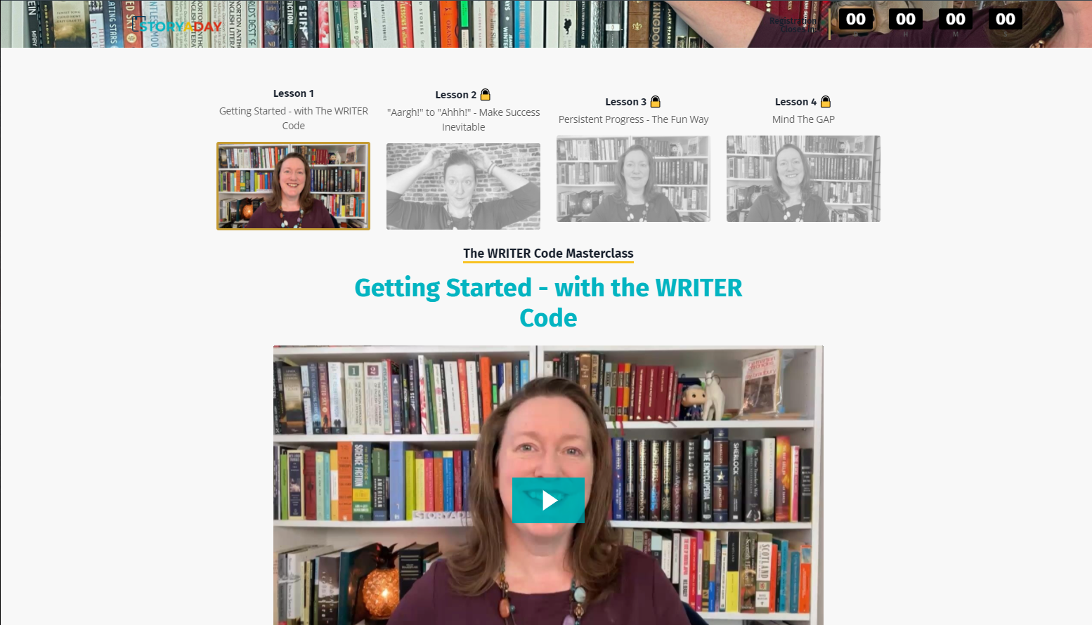 WRITER Code Masterclass Screenshot