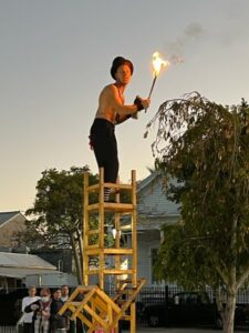 Street performer in Mallory Square.