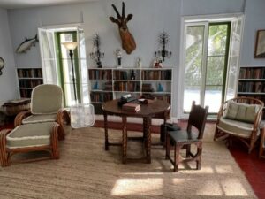 Photo of Ernest Hemingway's writing studio.