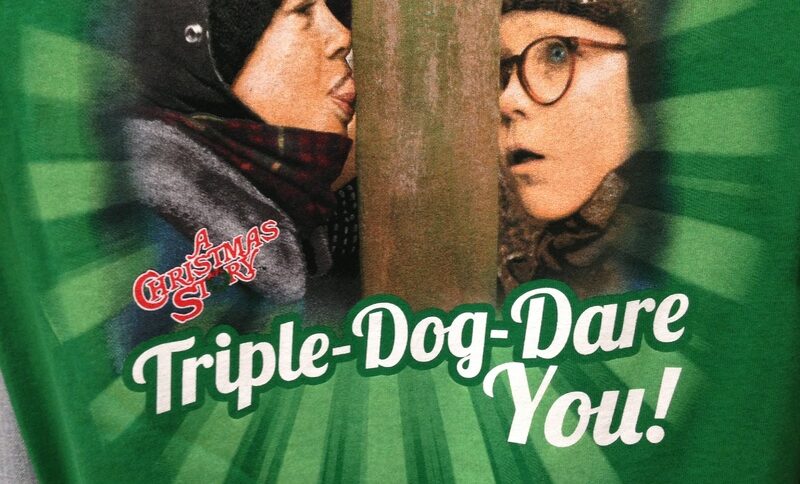 scene from the movie "A Christmas Story".
