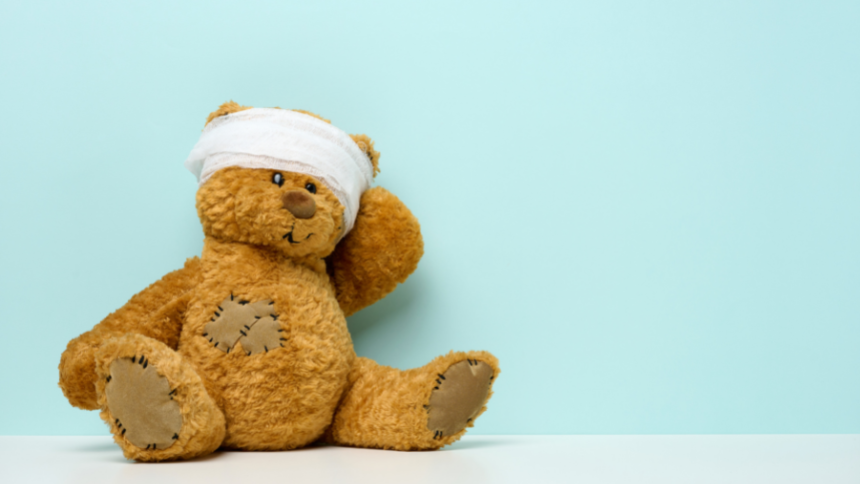 Injured Teddy