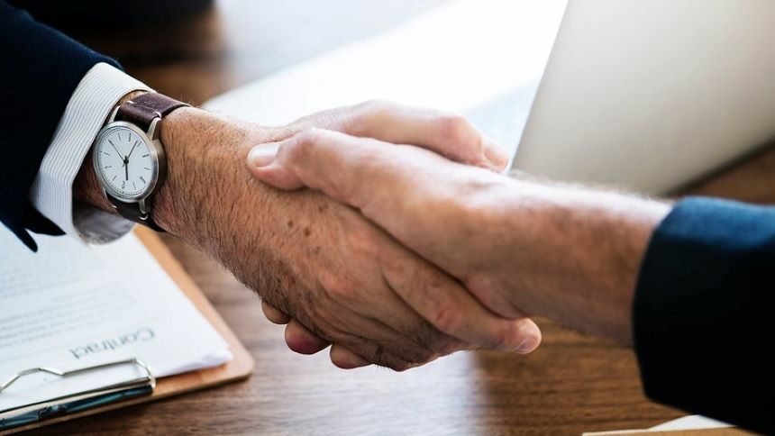 Business handshake 860