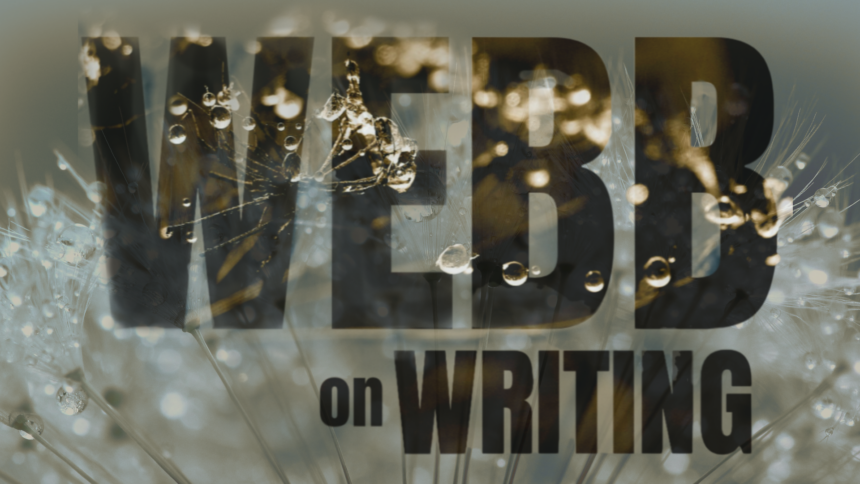 Heather Webb's column: Webb on Writing