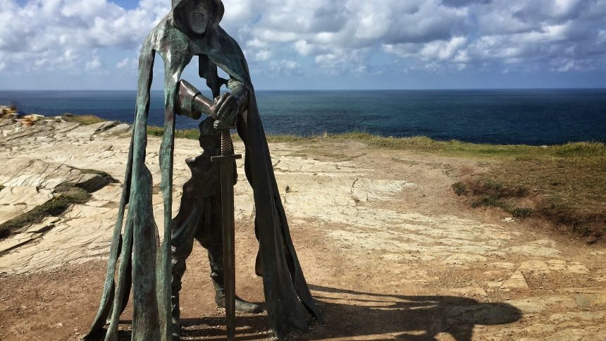 King Arthur at Tintagel, Allan Henderson 860