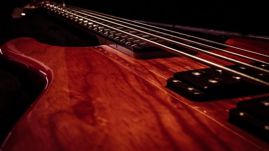 Bass guitar Courtesy Pixabay's egonkling
