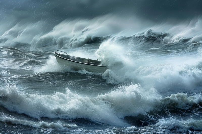 turbulent sea