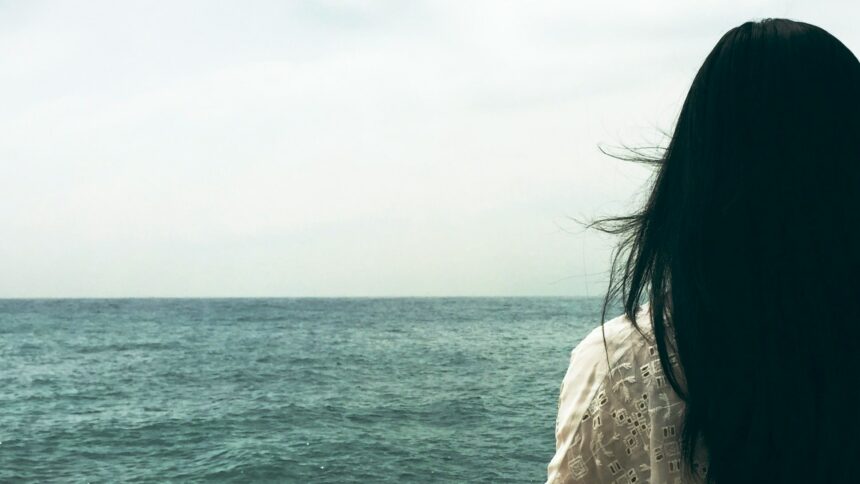 Woman looking at the sea